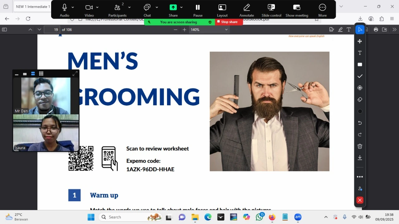 Fluentz Online Class 1: Diskusi Mentor dengan Peserta