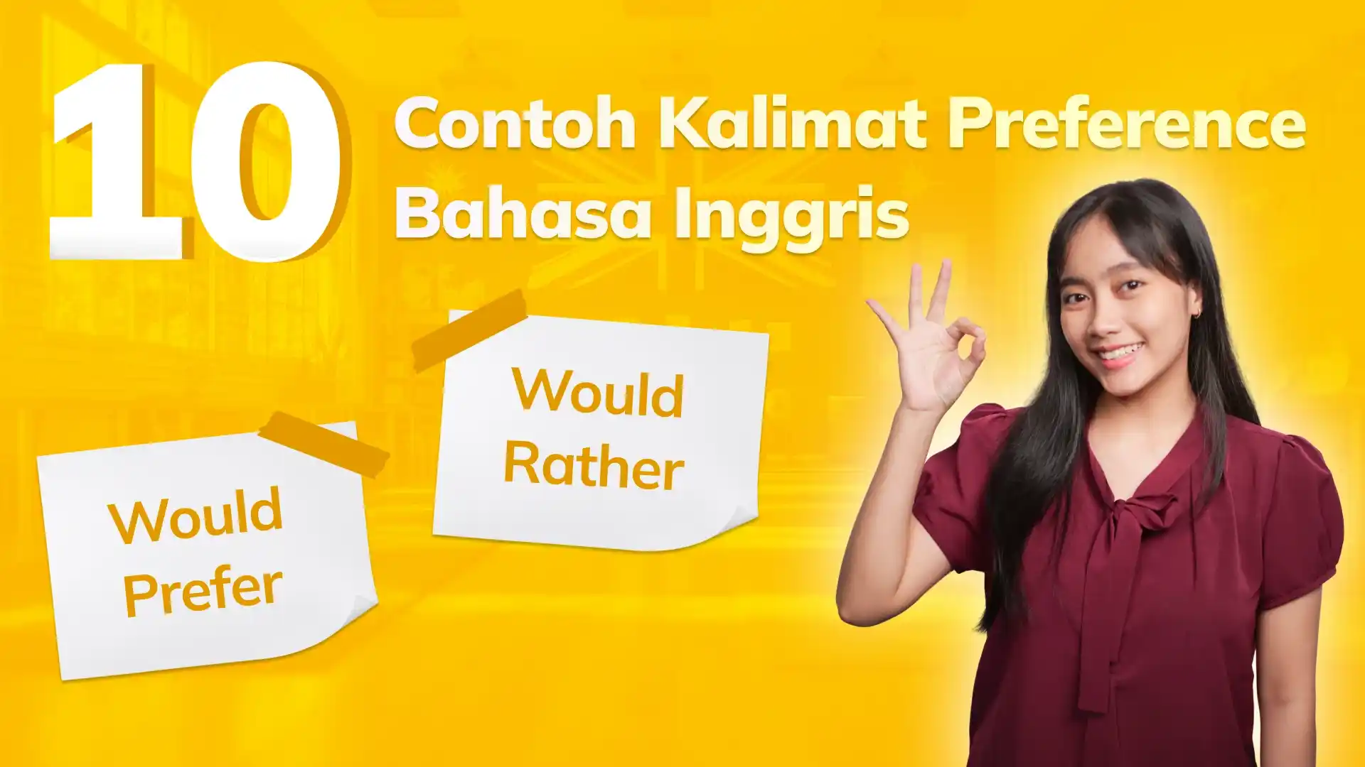 10 Contoh Kalimat Preference Bahasa Inggris: Would Rather dan Would Prefer