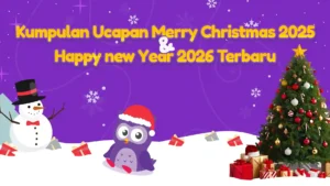 Ucapan Merry Christmas and Happy New Year