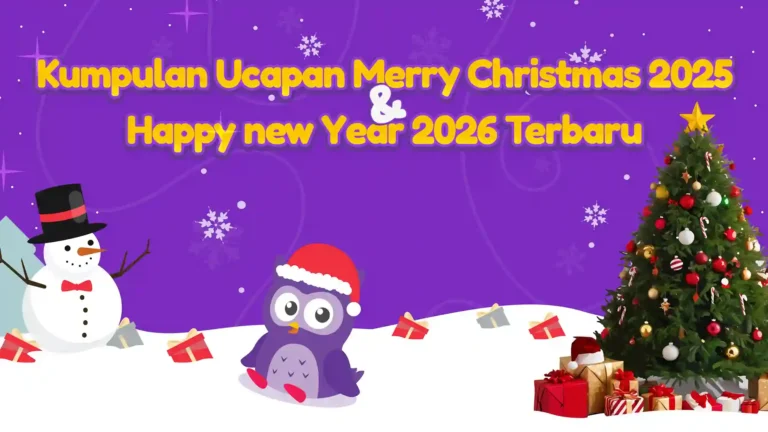 Ucapan Merry Christmas and Happy New Year